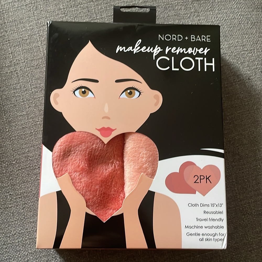 Nord + Bare Makeup Cleaning Wipe Removing Cloth 2 pack